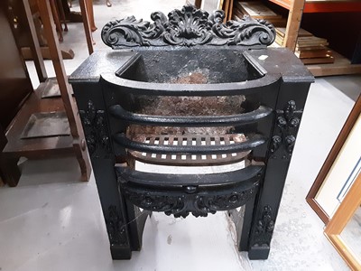 Lot 977 - Victorian cast iron bedroom fireplace