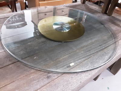 Lot 979 - Glass lazy Susan